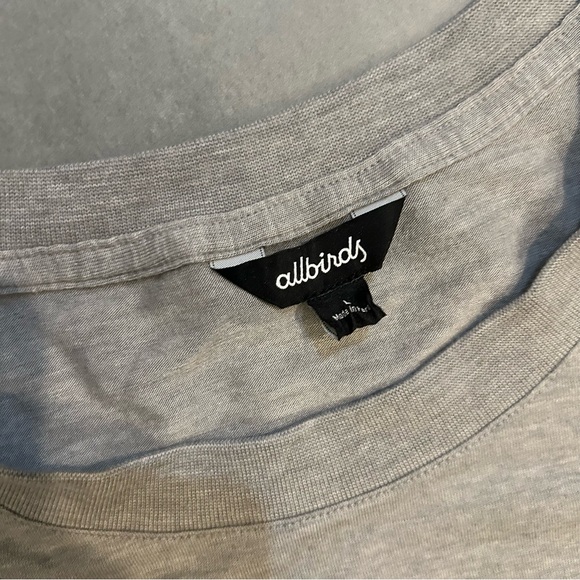 Allbirds Women's Soft Merino Long Sleeve Tee in Grey - Picture 3 of 4